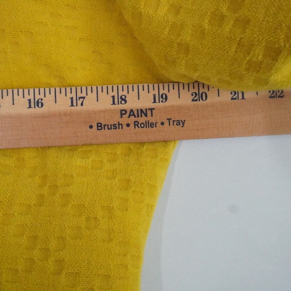 Young Essence Ruffle Front Coat Dressy Career Party Yellow Coat Size L Bright - Picture 3 of 12